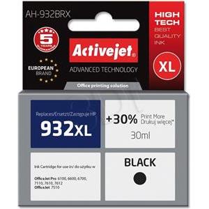 Activejet AH-932BRX ink (replacement for HP 932XL CN053AE; Premium; 30 ml; black)