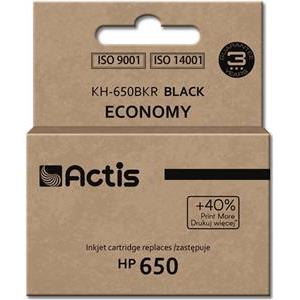 Actis KH-650BKR ink (replacement for HP 650 CZ101AE; Standard; 15 ml; black)