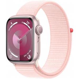 Apple Watch 9 GPS 41mm aluminium roza | roza opaska sportowa