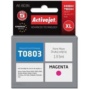 Activejet AE-803N Ink (Replacement for Epson T0803; Supreme; 13,5 ml; magenta)