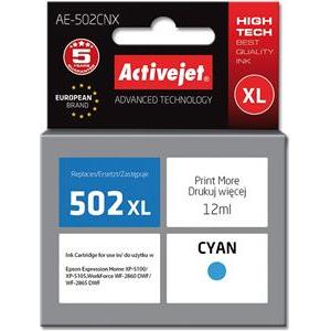 Activejet AE-502CNX ink (replacement for Epson 502XL W24010; Supreme; 12 ml; cyan)