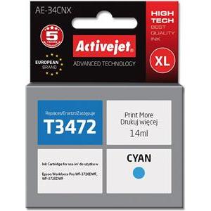 Activejet AE-34CNX ink (replacement for Epson 34XL T3472; Supreme; 14 ml; cyan)