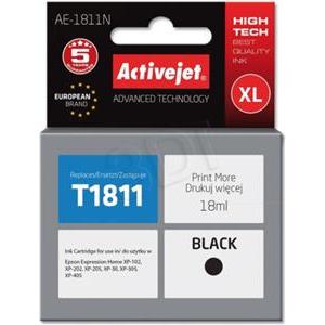 Activejet AE-1811N Ink Cartridge (Replacement for Epson 18XL T1811; Supreme; 18 ml; black)