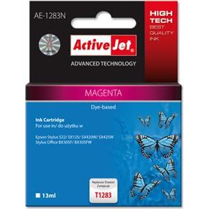 Activejet AE-1283N Ink (replacement for Epson T1283; Supreme; 13 ml; magenta)