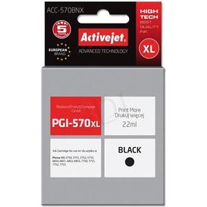 Activejet ACC-570BNX Ink cartridge (replacement for Canon PGI-570XLBk; Supreme; 22 ml; black)