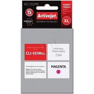 Activejet ACC-551MN Ink cartridge (replacement for Canon CLI-551M; Supreme; 15 ml; magenta)