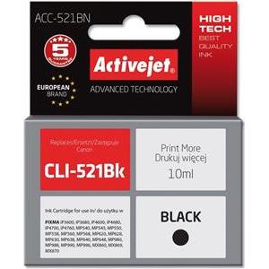 Activejet ACC-521BN Ink cartridge (replacement for Canon CLI-521Bk; Supreme; 10 ml; black)
