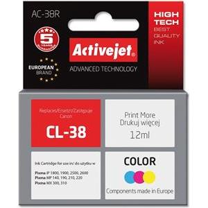 Activejet AC-38R Ink cartridge (replacement for Canon CL-38; Premium; 12 ml; color)