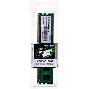 Memorija Patriot Signature 4 GB DDR3 1600MHz, PSD34G16002