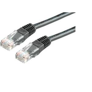 Roline VALUE Patch kabel Cat 6 UTP 5.0m crni (24AWG)