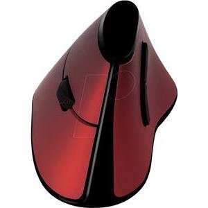 Ergonomic Vertical Mouse, wireless 2.4 GHz, red