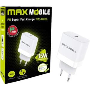 MAXMOBILE KUĆNI PUNJAČ PD SUPER FAST CHARGE TYPE C, TR349006 35W