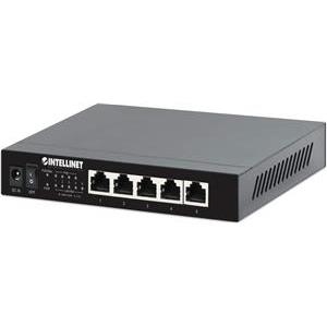 Intellinet 561921 Switch 2.5G, 10/100/1000/2500, 5x RJ45 PoE+ 55W