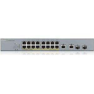 Zyxel Switch 18x GE GS1350-18HP PoE long range 250W Managed