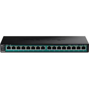 TRENDnet 16-Port Gigabit PoE+ Switch(123W)