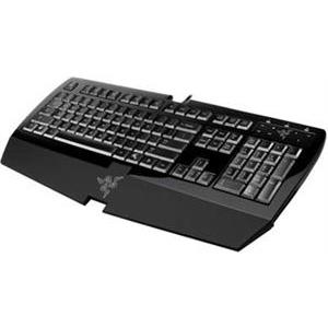 Tipkovnica RAZER Arctosa, gaming keyboard, Silver on Black Edition, crna, USB
