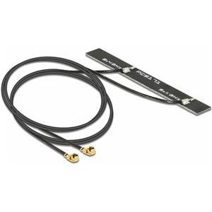 WLAN Twin Antenna 2 x MHF IV 802.11 ac/a/h/b/g/n 5 dBi 150 mm PCB internal self adhesive