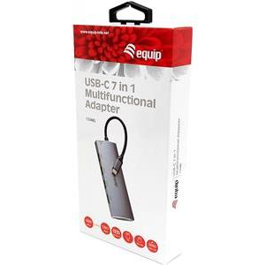 Equip Dock USB-C->HDMI,3xUSB3.0,SD,TF,60WPD4k30Hz 0.15m si