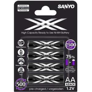 Baterija SANYO Eneloop XX HR-3UWX-4BP, tip AA, punjive, 4kom, 2500mAh