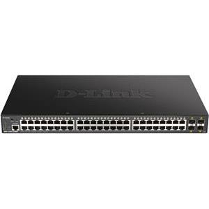 Switch 440mm D-Link DGS-1250-52XMP 4*SFP+/48*GE PoE+ retail