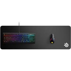 SteelSeries I QcK Edge XL I Gaming Mouse Pad I Stitched edges / Micro-woven cloth / Durable and washable / 900 mm x 300 mm x 2 mm I Black
