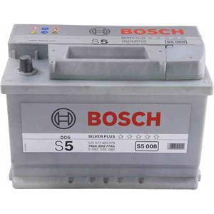 Akumulator BOSCH S5 008 77Ah/780A Baterija (+ P) 278x175x190 Silver, 0 092 S50 080