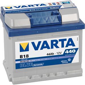 Akumulator Varta Blue Dynamic B18 44Ah/440A Baterija (+ P) 207x175x175, 544402044