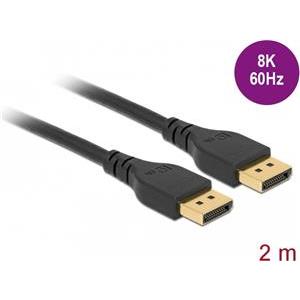 DELOCK DisplayPort Kabel 8K 60 Hz 2 m DP 8K
