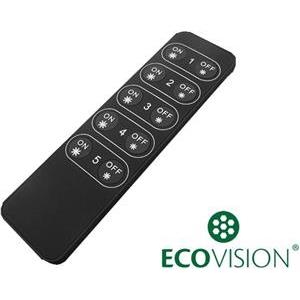 EcoVision LED RF daljinski upravljač za prigušivanje traka, 5 zona