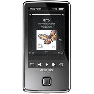 MP4 player ARCHOS 24d vision, 2.4'' LCD touchscreen, FM, 4GB, SDHC slot, kamera, sivi