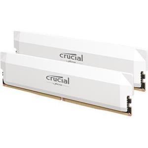 Crucial Pro Overclocking 32GB Kit (2x16GB) DDR5-6000 UDIMM CL36 White (16Gbit), EAN: 649528943019