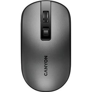 CANYON MW-18, 2.4GHz Wireless Rechargeable Mouse with Pixart sensor, 4keys, Silent switch for right/left keys,DPI: 800/1200/1600, Max. usage 50 hours for one time full charged, 300mAh Li-poly battery,