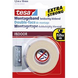 Traka ljepljiva obostrana 19mm/1,5m spužvasta Indoor Tesa blister