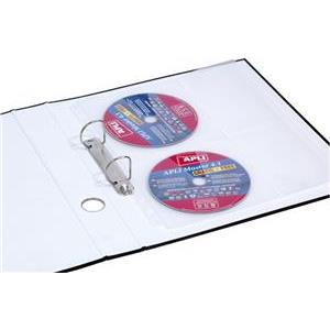 Fascikl uložni pp za 4 CD i 4 vizitke A4 pk25 Donau 1715
