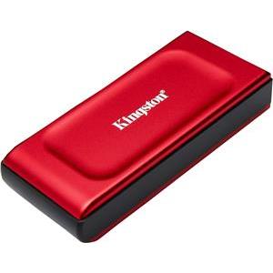 Kingston SSD 2TB XS1000 Red External USB 3.2 Gen 2 Portable Solid State Drive, SXS1000R/2000G