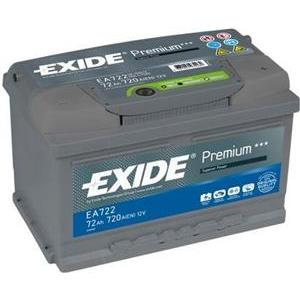 Akumulator Exide Premium B13 EA722 72Ah/720A (+ P) 278x175x175