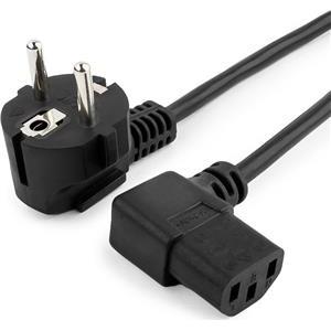 KABEL NAPAJALNI 220V 2,00m Schuko - C13 kotni 90° črn LogiLink (CP103)