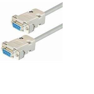 Transmedia Null Modem Cable Sub D-jack 9 pin, 3m