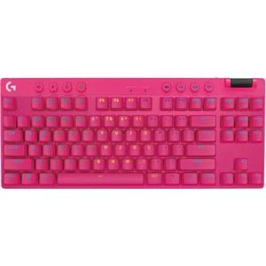 Keyboard Logitech G PRO X TKL, Brown Tactile, Lightspeed, Magenta, SLO g.