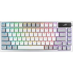 Keyboard ASUS ROG Azoth Wireless, ROG NX Red, PBT, OLED, RGB, USB, US, White