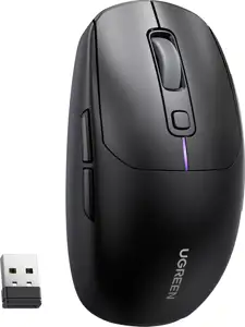 Miš UGREEN gaming, bežični, bluetooth, USB, crni