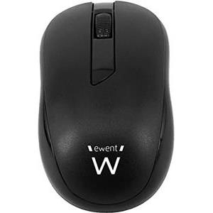 Mouse Ewent Wireless Mini Optical, 1000dpi, black, USB