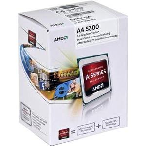 Procesor AMD CPU Trinity A4-Series X2 5300 (3.40GHz,1MB, 65W, FM2) box, Radeon TM HD 7480D