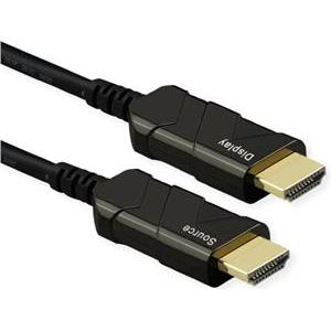 Roline HDMI 8K Ultra HD aktivni, optički kabel (AOC), M/M, 15 m