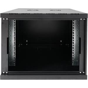 Canovate 9U 600x400x498 SINGLE zidni ormar s bočnim stranama koje se mogu otvoriti izvana, crni (WS3O-9-0964F)