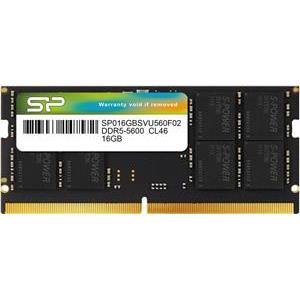 SILICON POWER DDR5 16GB 5600MHz SODIMM, SP016GBSVU560F02