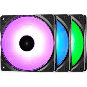 DeepCool RF120-3in1 Computer case Fan 12 cm Black 3 pc(s)