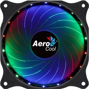 Aerocool COSMO12FRGB PC Fan 12cm LED RGB Molex Connector Silent Black