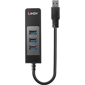 Lindy USB 3.0 Hub and Gigabit Ethernet Converter