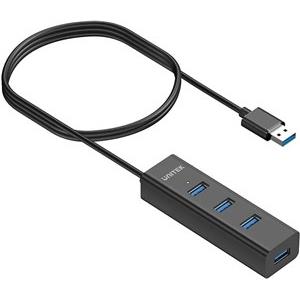 UNITEK Y-3089V01 interface hub USB 3.2 Gen 1 (3.1 Gen 1) Type-A 5000 Mbit/s Black